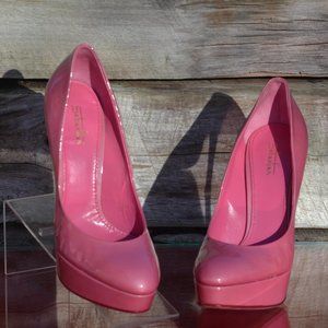 Sebastian Barbie Magenta Patent Leather Pumps 39